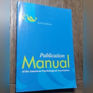 3/$10 Publication Manual of the American Psychological Association 6th edition
